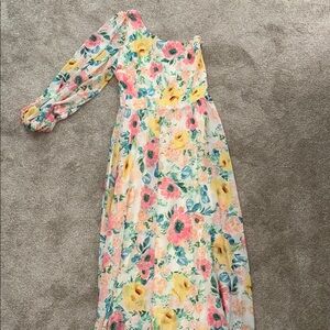 Flying Tomato Floral One Shoulder Dress